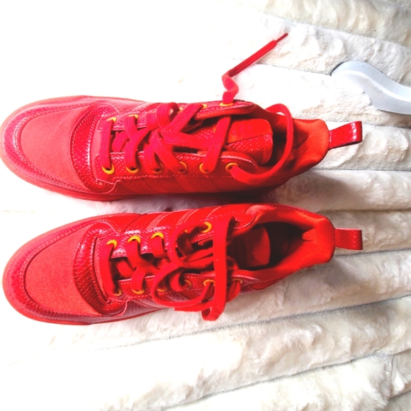 Adidas Forum Bold S.E.E.D. Women 7.5 Red Bright Orange GV7660 Shoe Trainer - Picture 7 of 7